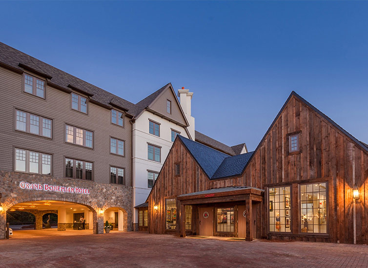 Commercial Exterior Hotel Photography - dusk